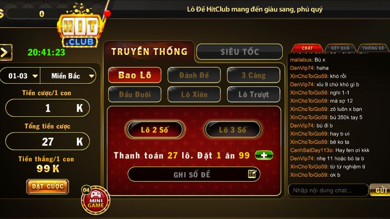 Các Hình Thức Lô Đề Hitclub Đang Cung Cấp